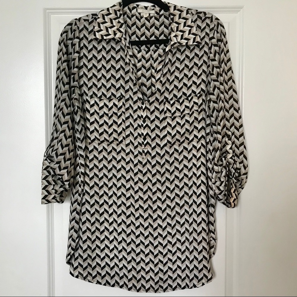 Pleione - Chevron Blouse - Size Medium
